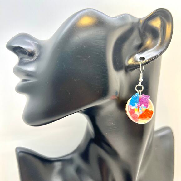 Gummy Bear Earrings - Cereal Earrings - Ice Cream Earrings - Summer Accessories - Picture 9 of 10